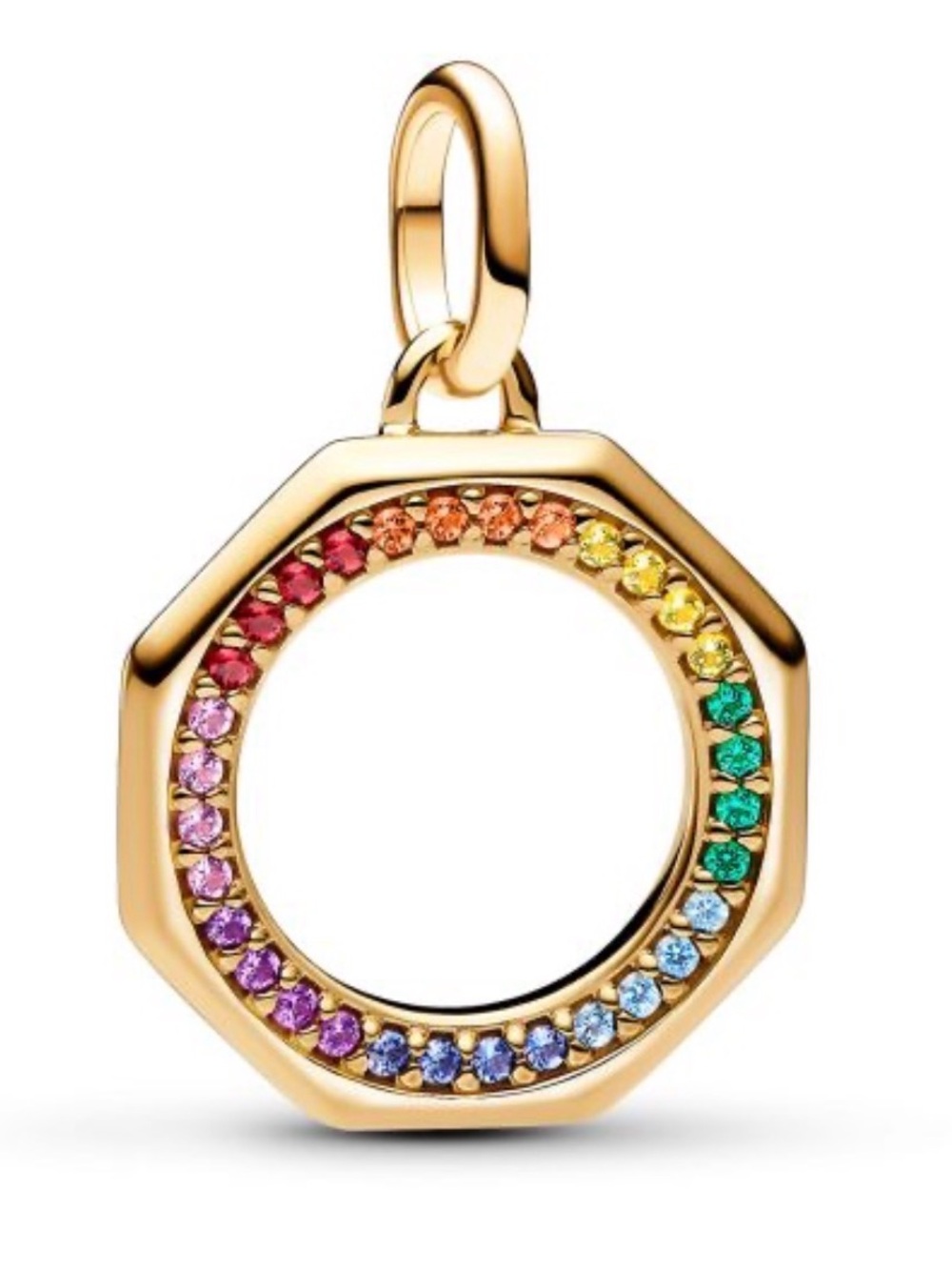 Pandora ME Rainbow Gold-Plated Medallion Charm/Pendant
